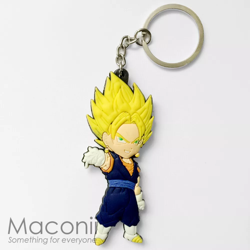 Super Saiyan Vegeto Keyring - Dragon Ball Z GT Goku Vegeta Phone Charm  Strap