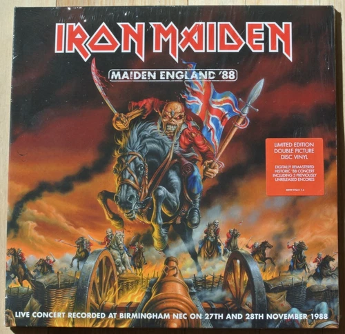 IRON MAIDEN Maiden England '88 2-LP Set Ltd Edition Picture Discs Vinyl Sealed