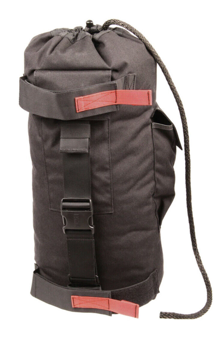 Blackhawk Enhanced Tactical Rope Bag, Large (Holds 200ft) Leg Straps Black
