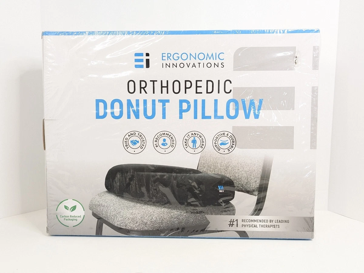 ERGONOMIC INNOVATIONS Orthopedic Donut Pillow Memory Foam Chair
