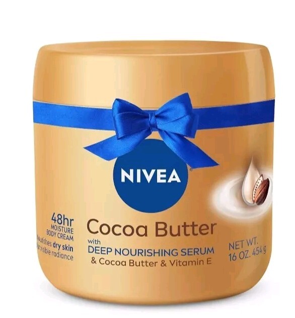 Crema corporal de manteca de cacao NIVEA con suero nutritivo profundo 16 onzas. 150