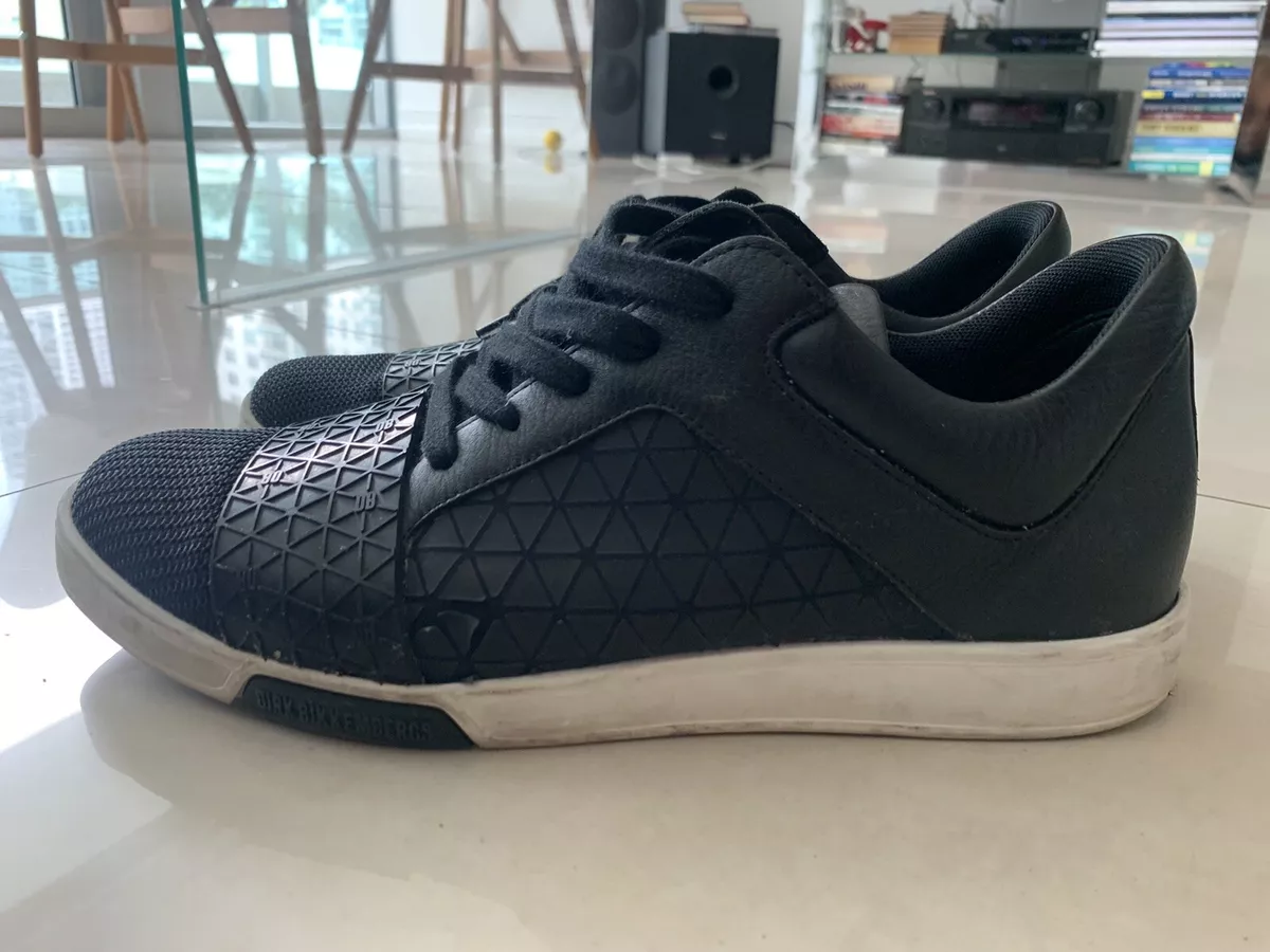 Dirk Bikkembergs Sport Couture men s black sneakers size 9 eBay