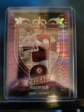 2021 Prizm Draft Picks Mac Jones Purple Pulsar Crusade 13/25