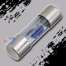 AGU Fuse 10pc 40 Amp Blue LED Glass Fuses Platinum Plated Marine Car Motorcycle 