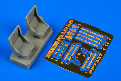 MW22 AIRES 7337 AVIA B.534 SEATS for EDUARD 1/72