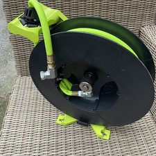 Legacy Mfg. Spring Return Hose Reel 50 ft 1/2 in I.D. 300 Psi Max Black Green OB