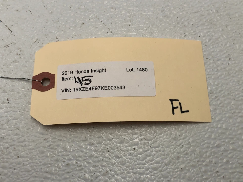 Panel de vidrio ventana puerta conductor delantera izquierda Honda Insight 19 20 21 22 1480 OEM Foto 4 de 4