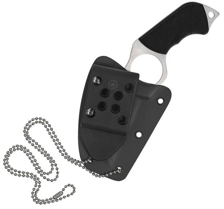 Spyderco Swick 5 Fixed Knife 2.75" LC 200 N Tool Steel Blade Black G10 Handle - Image 3 of 3