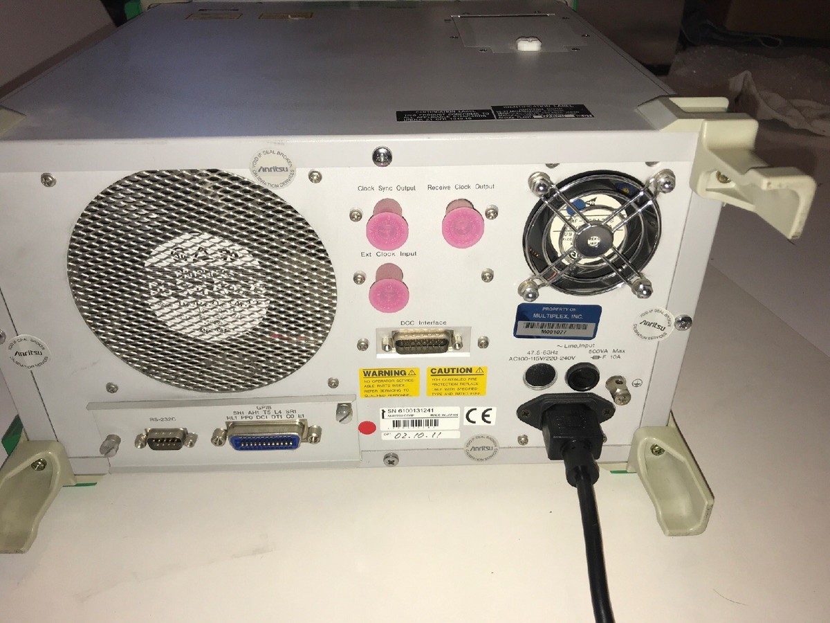 ANRITSU MP1570A / MU150017B / MU150001A/ MU150000A SONET ANRITSU MP1570A / MU150017B / MU150001A/ MU150000A SONET