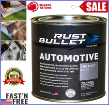 Automotive Car Rust Inhibitor Paint Protective Coating - Metallic Gray, 1 Quart