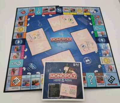 MONOPOLY HERE & NOW 2015 Edition REPLACEMENT BOARD