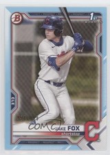 2021 Bowman Draft Sky Blue 454/499 Jake Fox #BD-102 0kz8