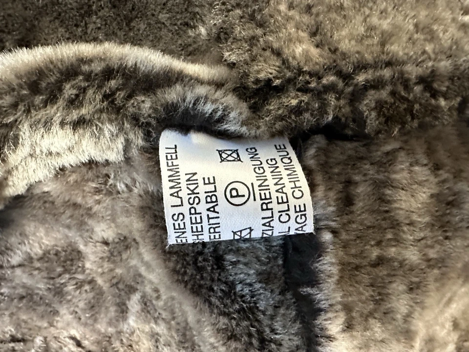 Lammfell Winterjacke Damen Gr.38 Schwarz - Bild 4 von 4