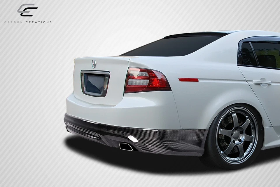 For 2004-2008 TL Carbon Creations Aspec Look Rear Lip - 1 Piece Foto 2 de 4