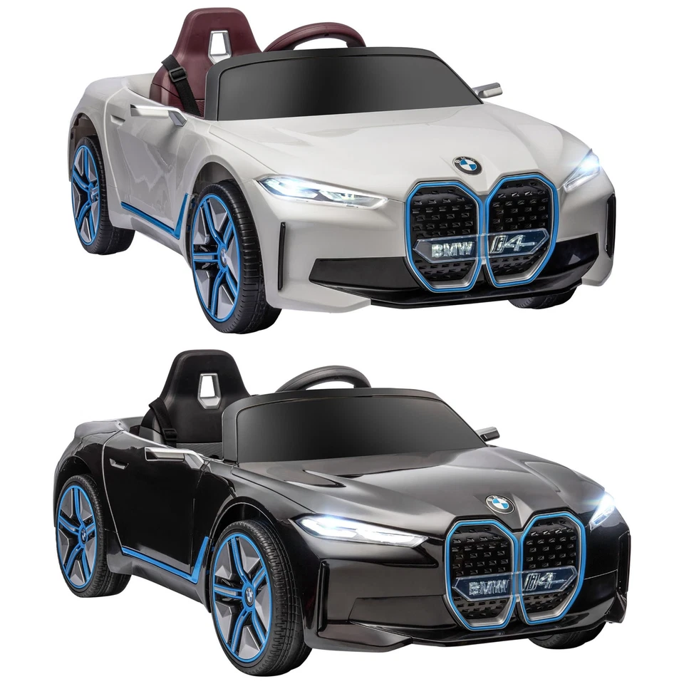 HOMCOM Macchina Elettrica per Bambini 3-6 Anni con Telecomando in PP e Metallo