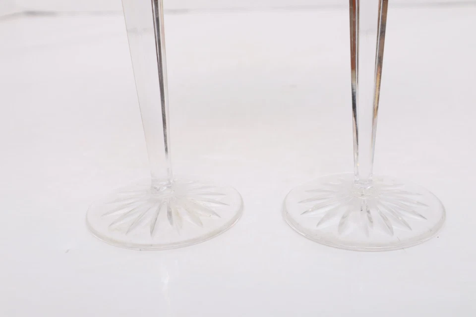 Set 2 WATERFORD CRYSTAL CLARENDON WINE HOCK GLASSES RUBY RED- - Image 4 of 4