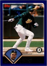 2003 Topps Baseball Card #154 David Justice