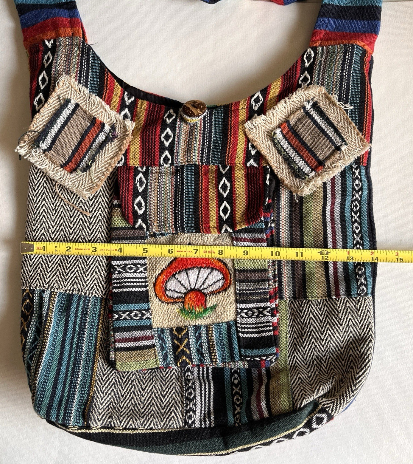 Rising International Patchwork Boho Multi-Color C… - image 13