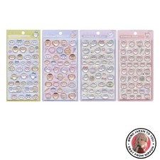 Sun-Star Stationery Bonbon Drop Stickers - Chiikawa Set of 4 I: Flying