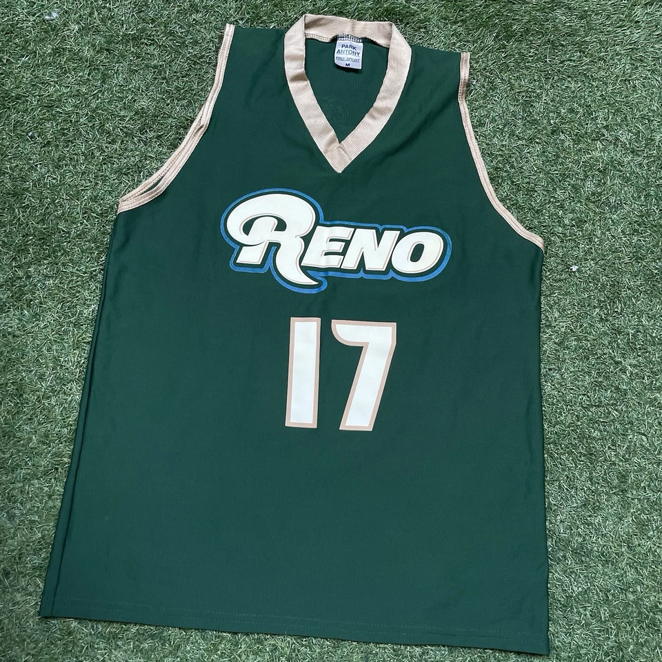 Camiseta Bighorns M Reno Jeremy Lin #17 D/G Liga Baloncesto Día del Juego Camiseta NBA Foto 3 de 4