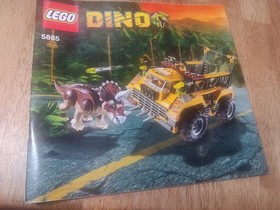 Lego Instruction Manual 5885 Triceratops Trapper Dino No Bricks
