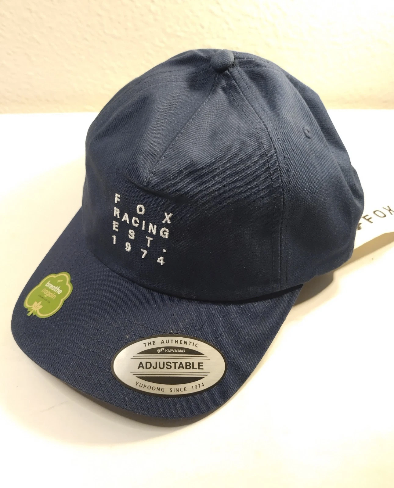 Fox Racing Est. 1974 Adjustable Trucker Hat Cap One Size Color: Midnight