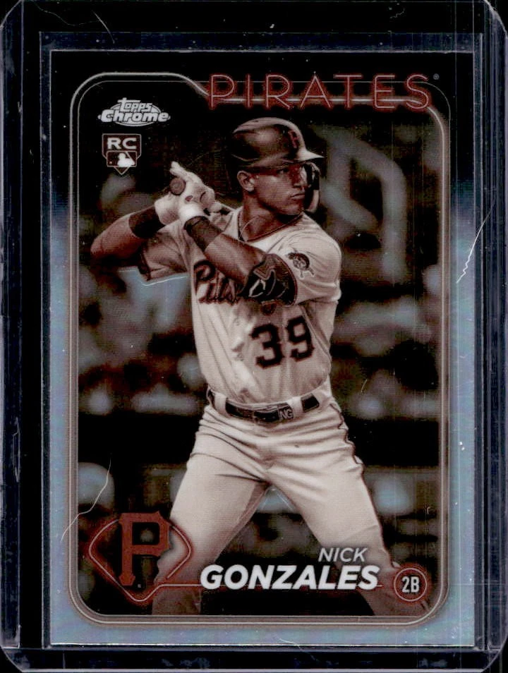 2024 Topps Chrome Nick Gonzales Sepia Refractor Rookie RC #72 Pirates