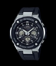 CASIO G-SHOCK GST-W300 Wristwatch Solar Radio Controlled Working