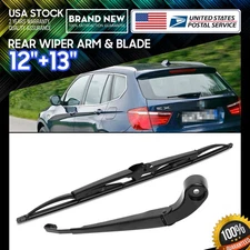 12'' Rear Wiper Arm + 13'' Rear Wiper Blade Set Replace For 2011-2017 BMW X3 F25