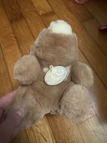 Gund 2147 SNUFFLES "SNUFF" 6” TAN Beige Small BEAR plush stuffed animal VTG NWT - Picture 3 of 5