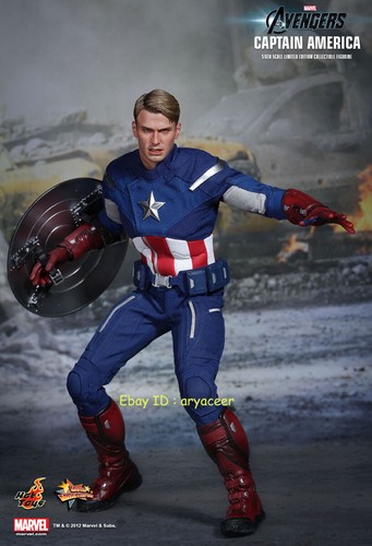 Figura de acción Hot Toys MMS174 The Avengers Capitán América 1/6 en stock - Imagen 4 de 10