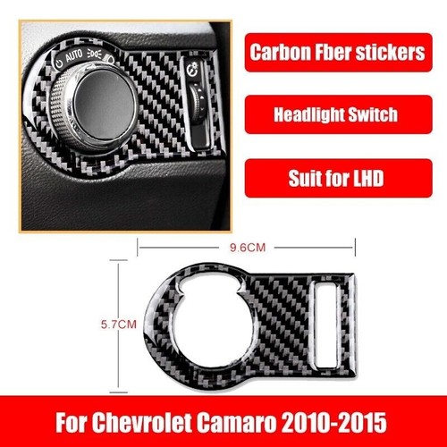 21Pcs For Chevrolet Camaro 2010-2015 Carbon Fiber Full Interior Kit Set Cover - Picture 5 of 9