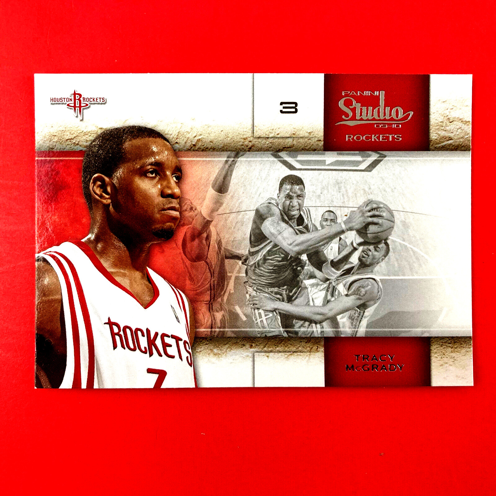 Tracy McGrady 2009-10 Panini Studio Card #16 NBA Houston Rockets
