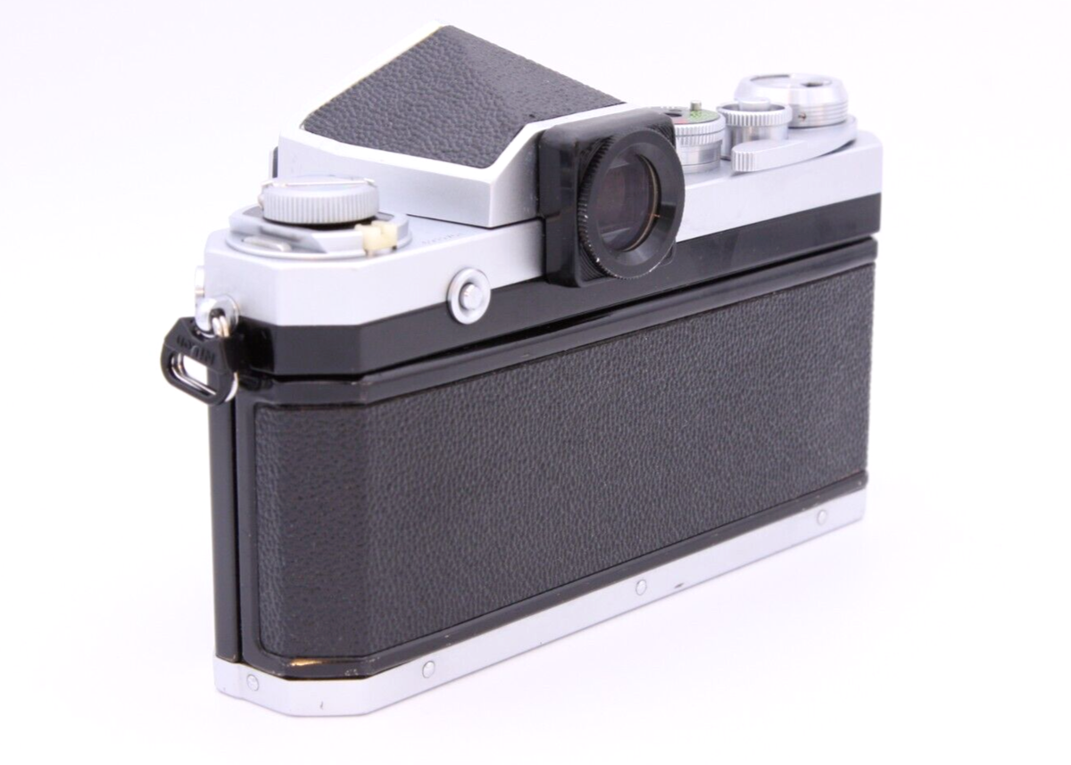 Nikon F Eye Level Silver 35mm SLR Film Camera Body [ MINT ] From