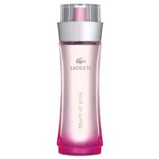 Lacoste Touch of Pink Eau De Toilette Spray for Women 3 oz