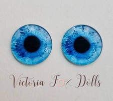 Blythe Doll Eyechips Realistic Blue Furby Eye Chips 14mm Ooak Blythe Custom Bjd
