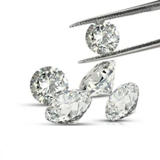 0.50 Ct Round CVD Loose Diamond (Color-G-H Clarity-VS-SI) 2.9mm Lot Of 5 Pcs