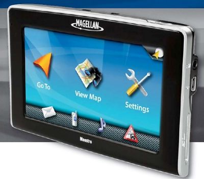 Magellan Maestro 4350 Car Set GPS Bluetooth USA CANADA PR MAPS 4.3'' LCD AAA TTS