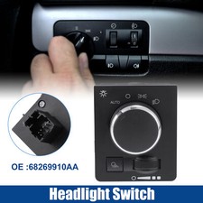 Car Headlight Switch Replacement for Ram 1500 2500 3500 2013-2018 Black