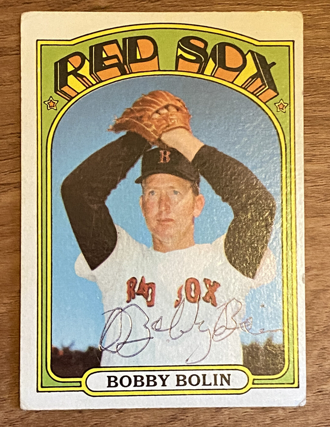 1972 Topps #266 BOB BOLIN Autographed Card - Boston Red Sox | eBay