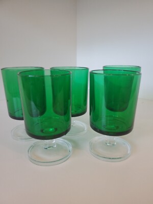 Luminarc Cavalier Emerald Green 3'' Set Of 5 Glasses