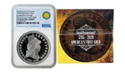 1795-2020 2 oz Silver Capped Bust Design Smithsonian Private Issue NGC PF70 UC