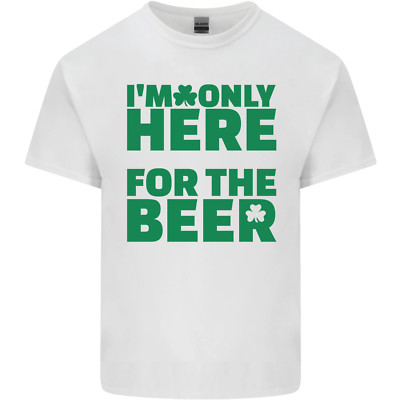 Im Only Here for the Beer St Patricks Day Kinder T-Shirt Jungen Mädchen