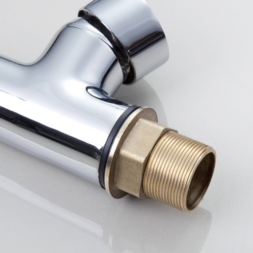 LED Bathroom Chrome Basin Sink Faucet Single Handle Deck Mounted Mixer Taps - Picture 8 of 11
