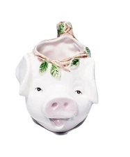 Fitz & Floyd Sleepy Eye Pig Ceramic Mug Omnibus 1994 Vintage