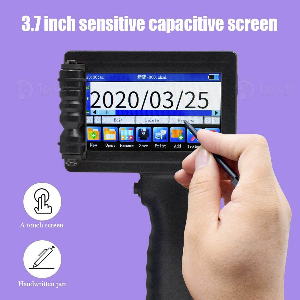 Tintenstrahldrucker Online Inkjet Drucker Code Datum Logo Barcode