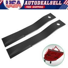 2PCS 7556 Rotary Cutter Blades 27" x3/4" Lawn Mower Blades for Bush Hog