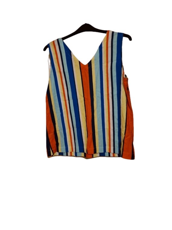 Bonmarche Size 16 Linen Blend Rainbow Vest Top Ladies eBay