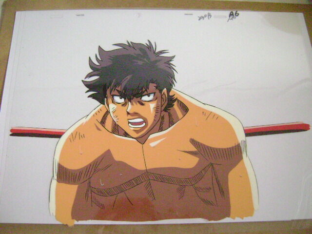 HAJIME NO IPPO TAKESHI SENDO VS IPPO ANIME PRODUCTION CEL 7