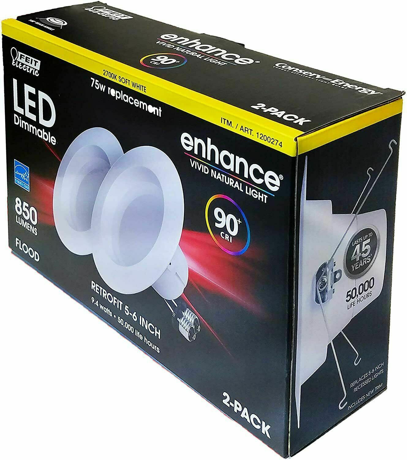 Feit CELEDR6/927/2 90+ CRI 75W Bulb, Soft White 17801477207 eBay